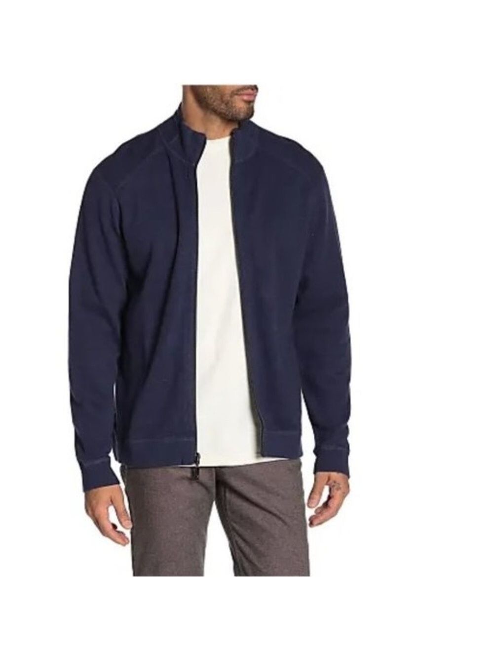 Tommy Bahama Ravello Jersey Zip Front Jacket - Picture 1 of 7